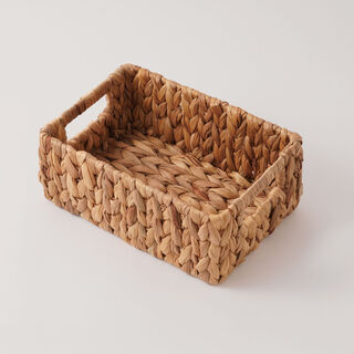 Homez Rectangular Rattan Storage Basket 28*19*11 Cm