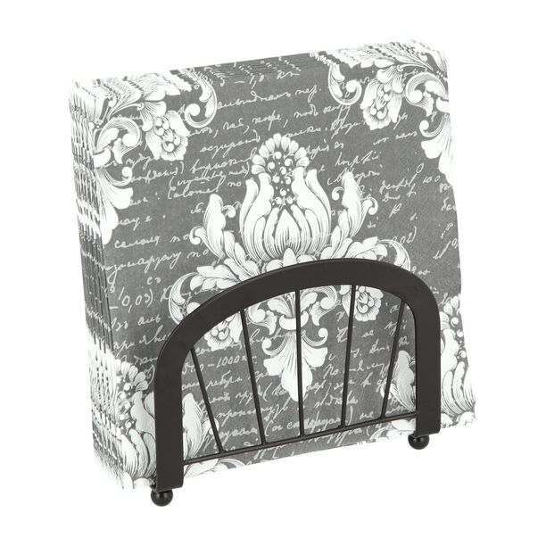 Ambiente Serving Paper Napkins  Barok Design Grey Color image number 2