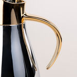 Dallaty steel vacuum flask chrome/gold 1L image number 2