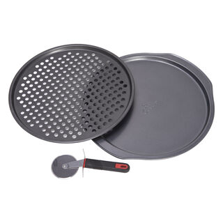 2 Pcs Pizza Set With Cutter