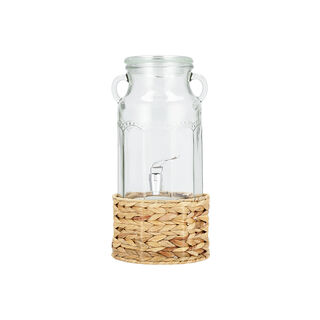 Alberto glass beverage dispenser with basket 3100ml