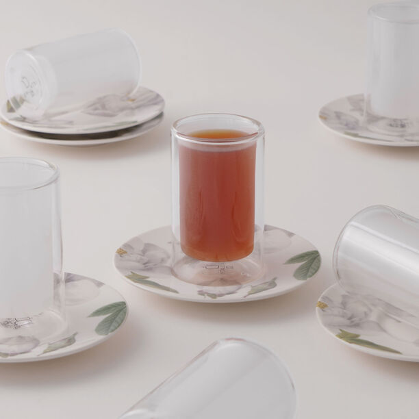 Dallaty 12Pcs Glass Tea Set image number 0