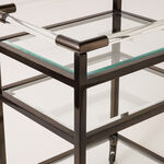 Homez 3 tier serving trolley in black 60*48*78cm image number 1