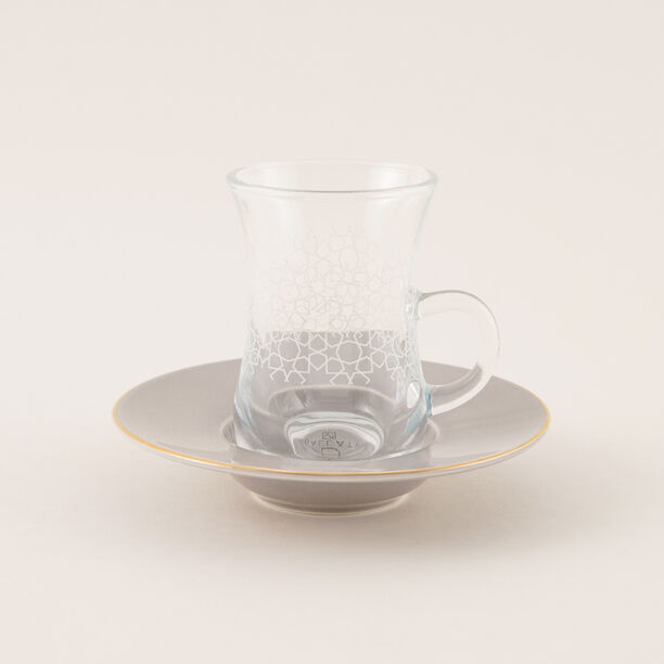 Tea And Arabic Coffee Set 20 Pieces Grey image number 10