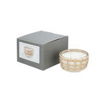 Glass Jar Candle With Rattan Oud Gold Fragrance 12*7 cm image number 3