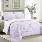 Cottage Comforter Set King Size 5 Pieces Camlica Purple image number 1