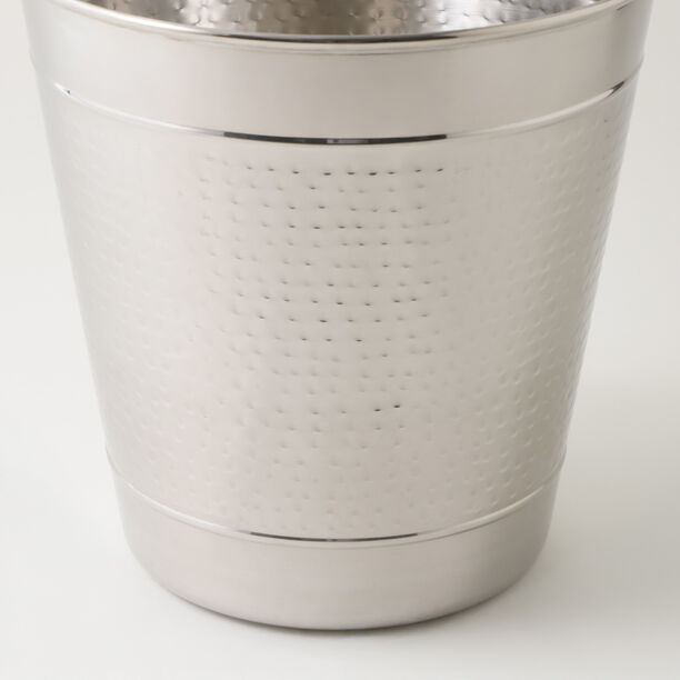  هومز سلة نفايات ستانلس ستيل، فضي 25*25*25 سم image number 2