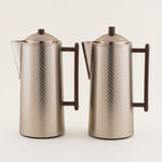 Dallaty steel vacuum flask set 1L, brown image number 0