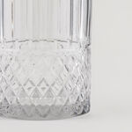 هومز سلة مهملات زجاج دايموند شفافة 18*18*26سم image number 3