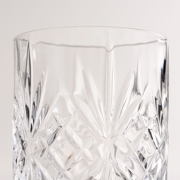 Rcr Set Melodia 18 RCR Melodia Italian Crystal Tumblers Goblet Flute Stem Glasses Set 18 Pieces image number 1
