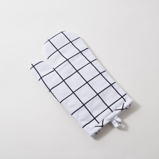 Alberto 100% Cotton Kitchen Set Of 4Pcs, Black Stripes image number 2