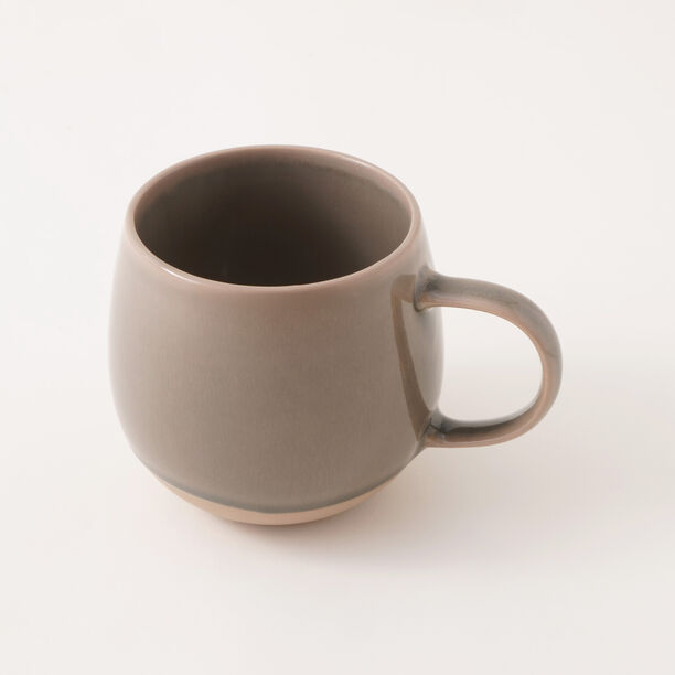 Dallaty Round Ceramic Mug, Beige image number 1