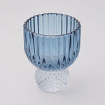 لا ميسا طقم أوعية حلويات صغيرة 4 قطع زجاج، أزرق image number 2