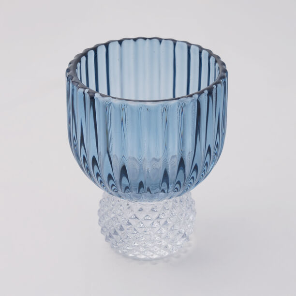 لا ميسا طقم أوعية حلويات صغيرة 4 قطع زجاج، أزرق image number 2