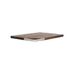 Acacia Wood Square Serving Tray With Steel Handle image number 1