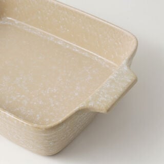  La Mesa oven to table wavy rectangular dish 33*22.5*7cm, beige