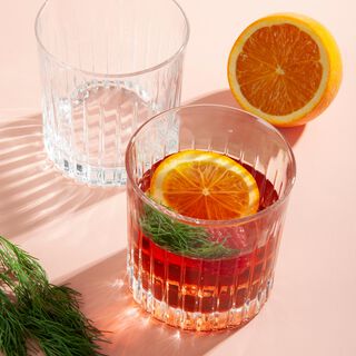 طقم كاسات زجاج كلاسيك 6 قطع