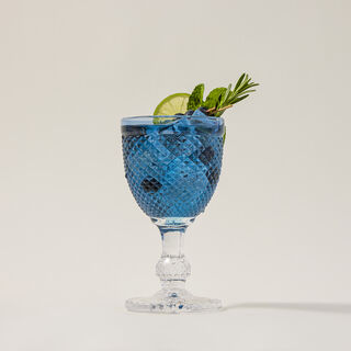 La Mesa 4 Piece Glass Stem Goblets