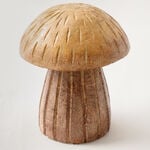 Homez decoration mushroom figurine resin wood grain image number 1