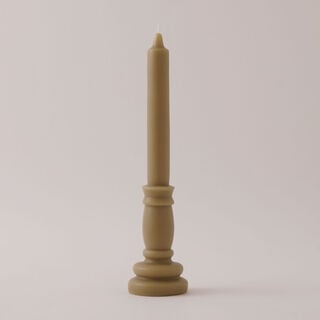 Homez Soya Wax Tower Candle, Beige 6*30Cm