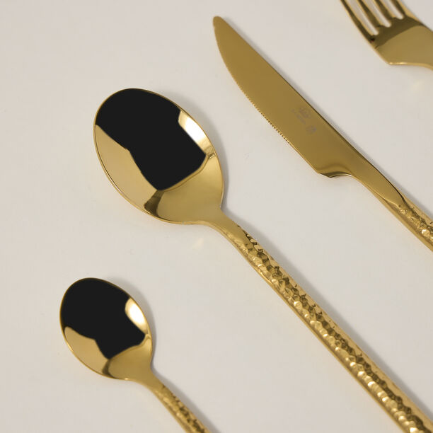 Manuscript 16 Pcs Cutlery Set Gold Color image number 1