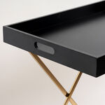 Butler Table Tray Top Gold With Black image number 3