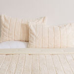 Carved faux fur super king comforter set 250*260 cm + 50*75 cm image number 1
