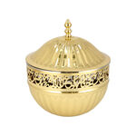La Mesa Food Warmer Caligraphy Gold Colur 28x28x35 Cm,Small image number 1