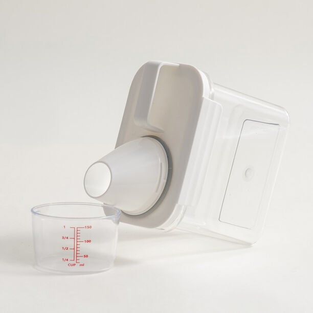 Pentola plastic grains dispenser with spout and cup 1.1L image number 2