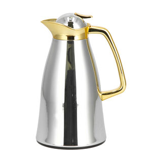 Dallaty Thermos Stainless Steel Gold Chrome, 1L