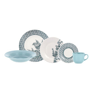  20 Pcs Porcelain Dinner Set Serve 4 Persons