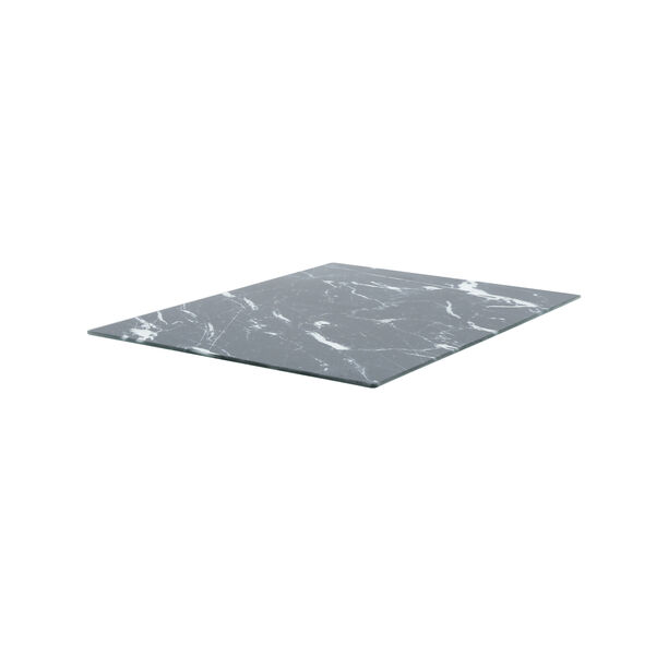 Rectangle Temped Glass Cutting Board Black image number 2