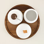 Homez 4Pcs Resin Bathroom Accessories Set In White image number 2