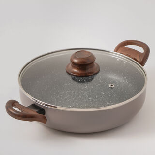 Alberto grey granite cookware set, 9 pieces