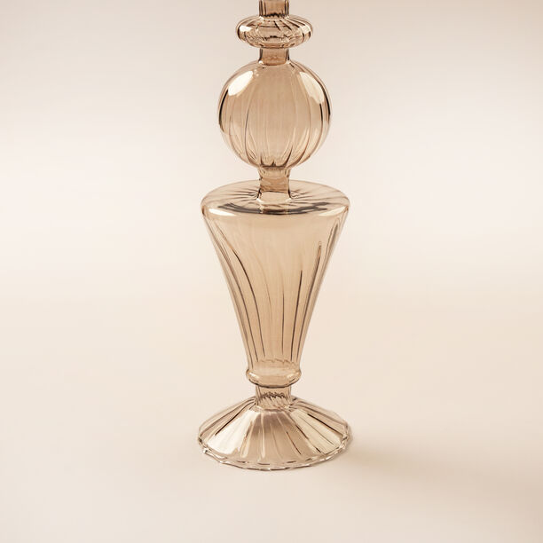 هومز قطعة ديكور رمضانية من الزجاج، رمادي 8.5*8.5*39سم image number 1