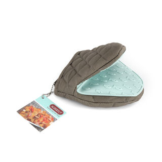 Alberto Cotton & Silicone Holder Heat Resistant Brown & Blue