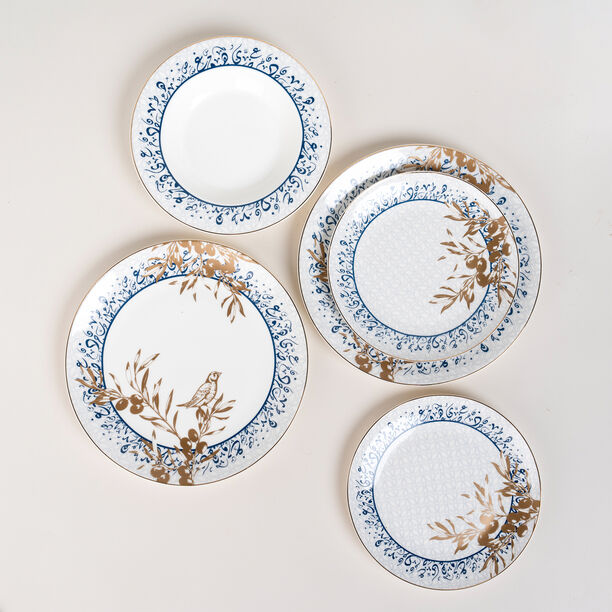 La Mesa blue porcelain 18 pc dinner set image number 0