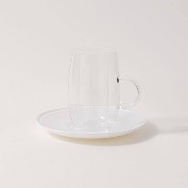 Dallaty glass tea cup set 12pcs image number 2