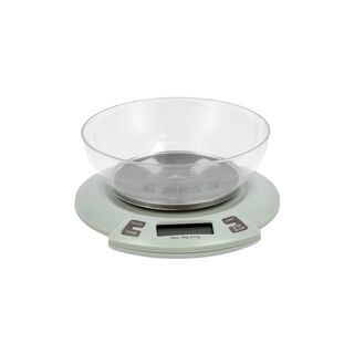 Digital Kitchen Scale with Bowl 5Kg White Color
