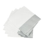 Ambiente Elegance Serving Paper Napkins Dip Silver Color image number 1