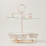 3 Pcs Rectangle Food Warmer With Stand image number 1