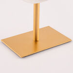 Homez resin pisa decorative sculpture 20*9.7*30cm, white and gold image number 3