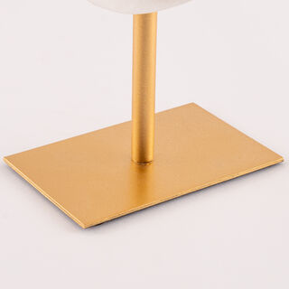 هومز قطعة ديكور ريزن بيزا 20*9.7*30سم، أبيض وذهبي