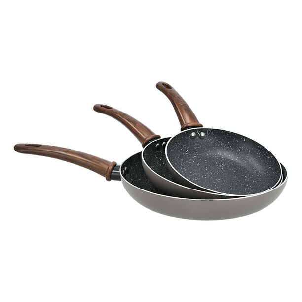 Alberto 3 piece green frypan set 20/24/28 cm image number 2
