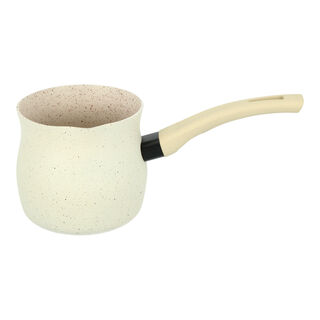 Alberto Granitic Coffee Pot With Handle Cream Color