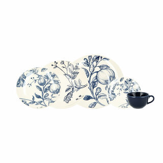 Rio Pomegranate Azul 20 Pcs Dinner Set