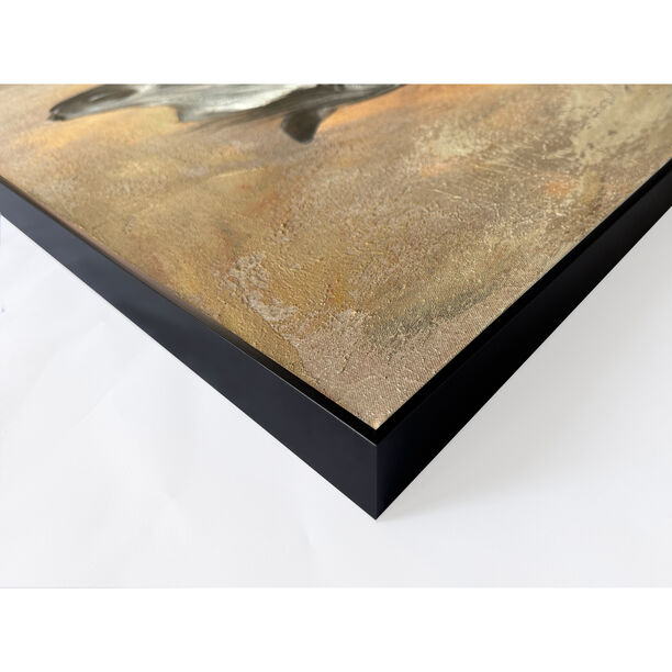 Homez canvas wall art framed full horse 120*200cm image number 2