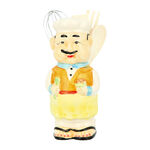Ceramic Smiling Chef Utensil Holder L:23Cm image number 2