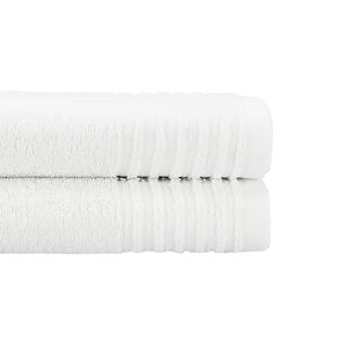Cottage White Pack Of 2 Pcs Bath Towel Bundle 70*140 Cm