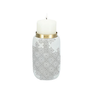 Sarab Ceramic Candle Holder 10*10*16 Cm
